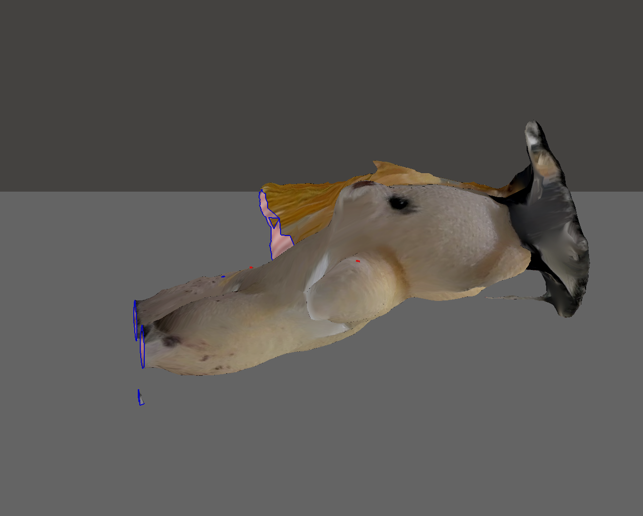 Side view of object in Meshmixer